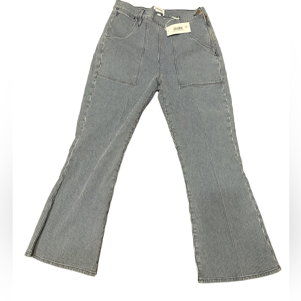 Frame Jeans Le Francoise Crop Flare Railro Pants
